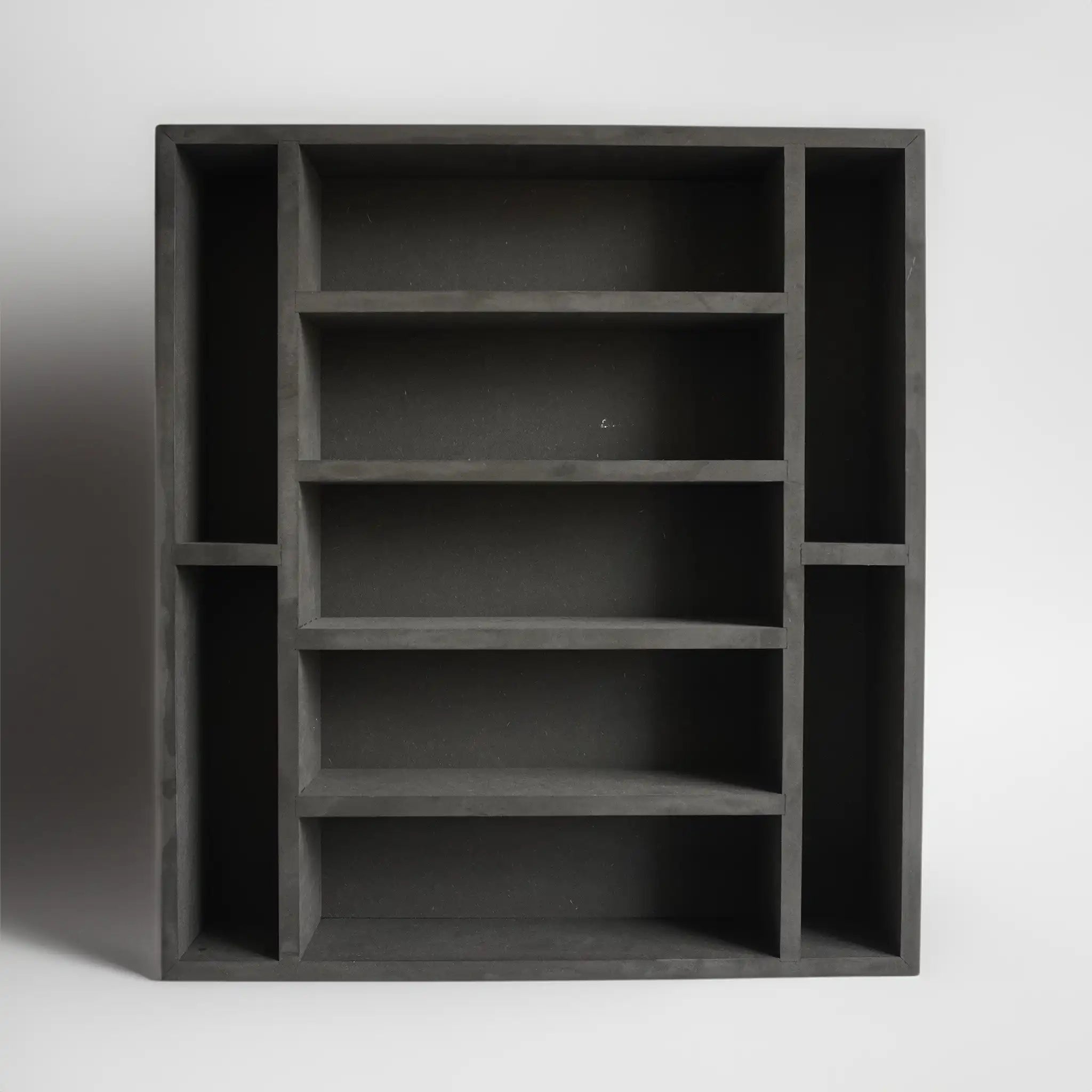 Schwarzes Gewürzregal (25 Gläser und 4 Ölflaschen)