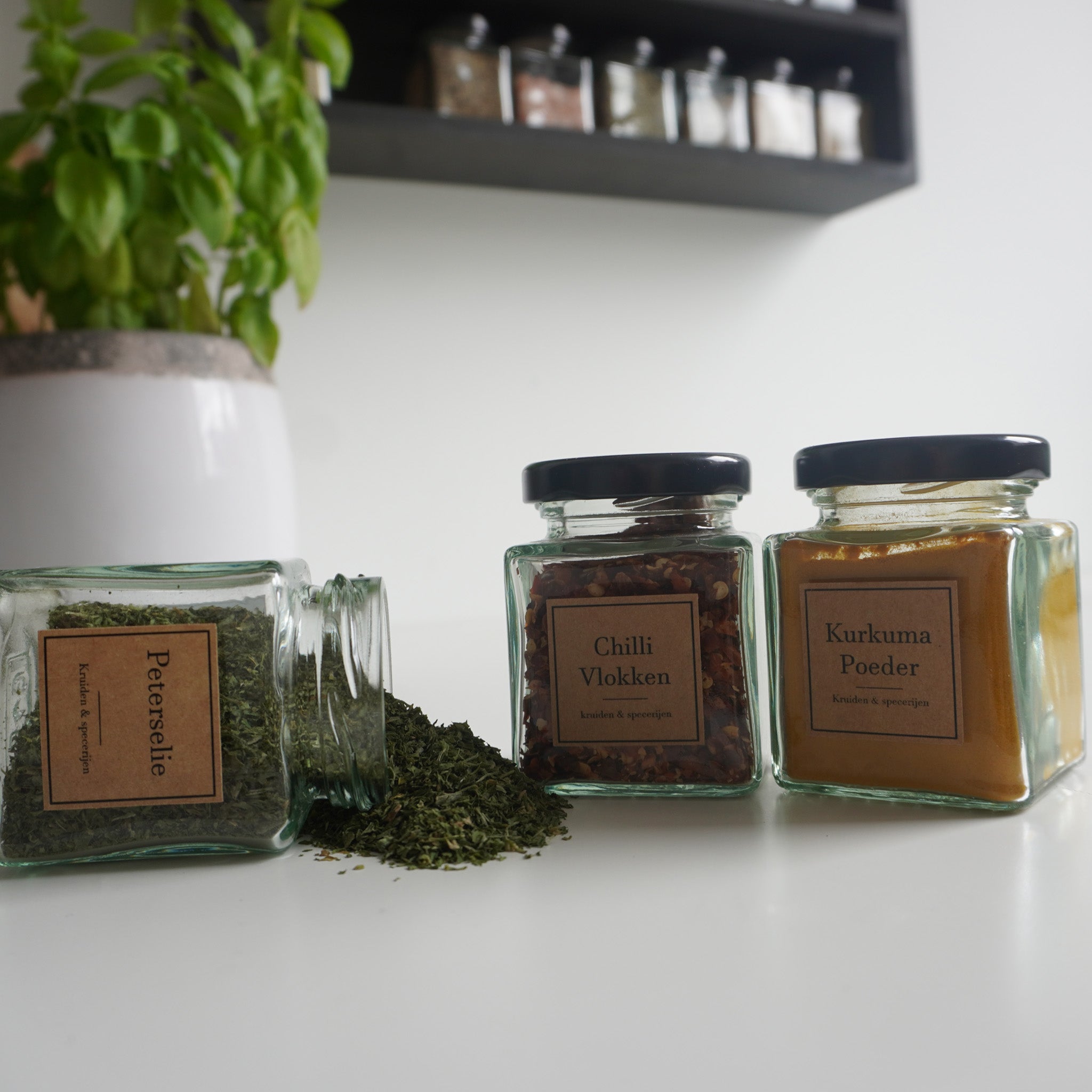 Individuelle Etiketten für Gläser