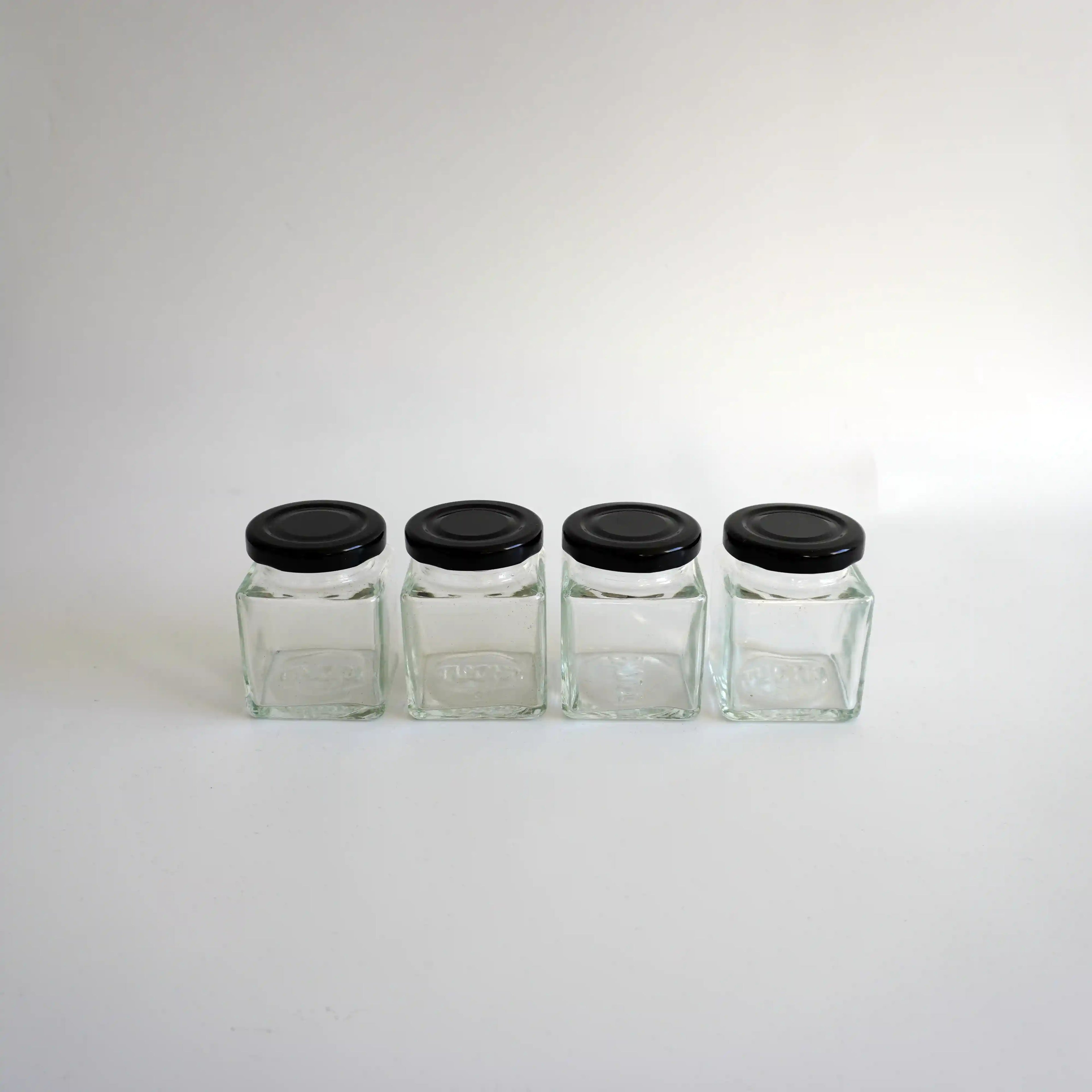 Vierkant Kräutergläser (4 Stück)