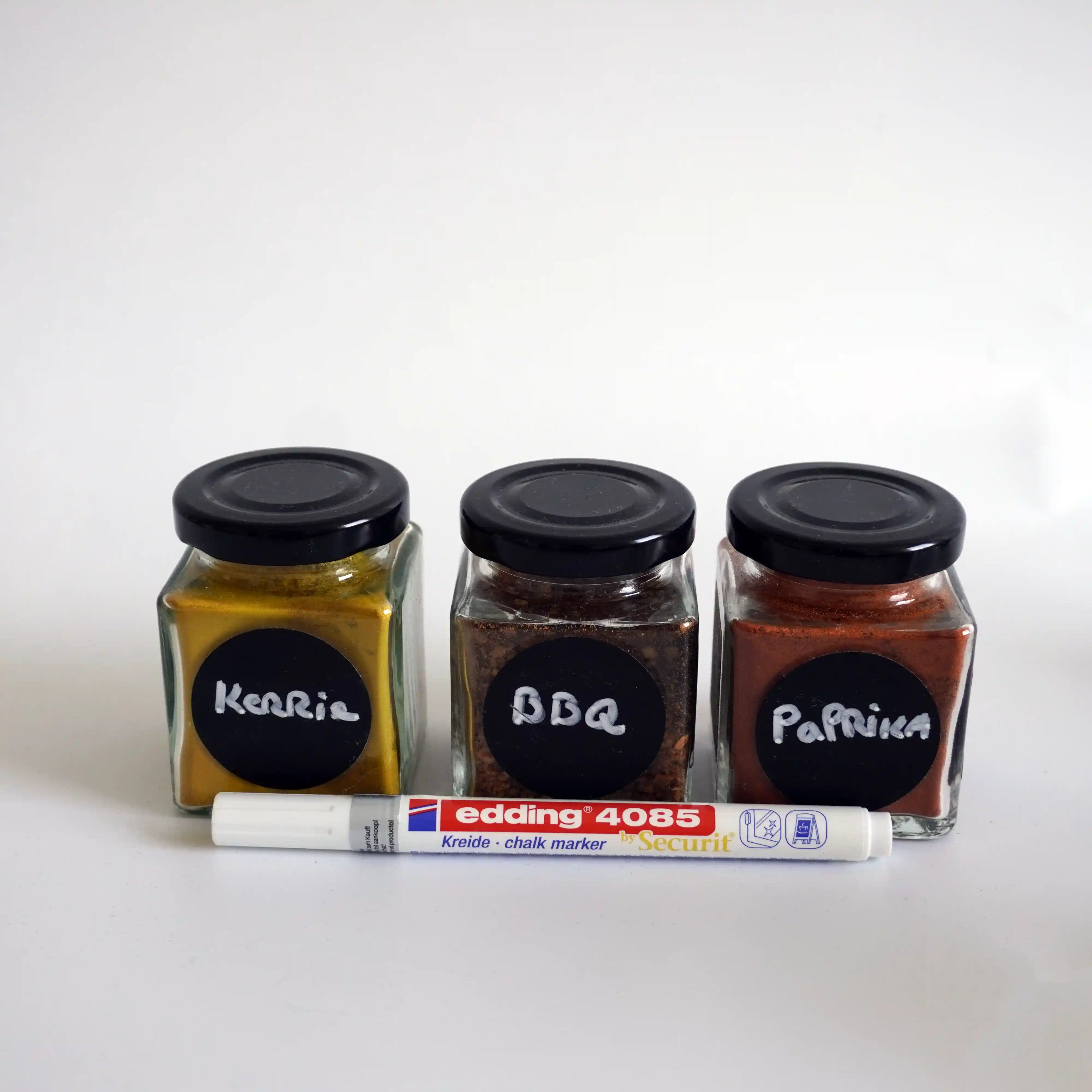 Kreidetafel-Etiketten