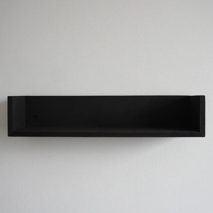 Schwebendes Wandregal (Schwarz)